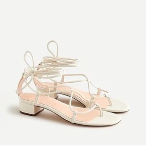 Jcrew Leather low heel size 7.5